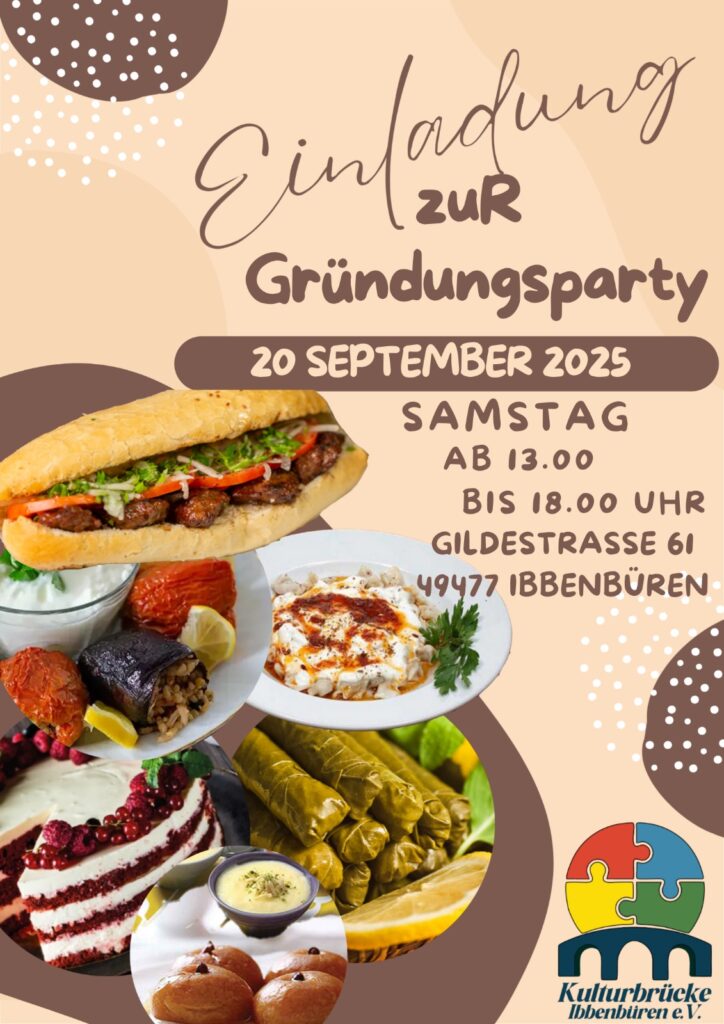Einladung Gründungsparty